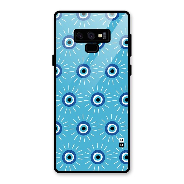 Evil Eves Away Glass Back Case for Galaxy Note 9