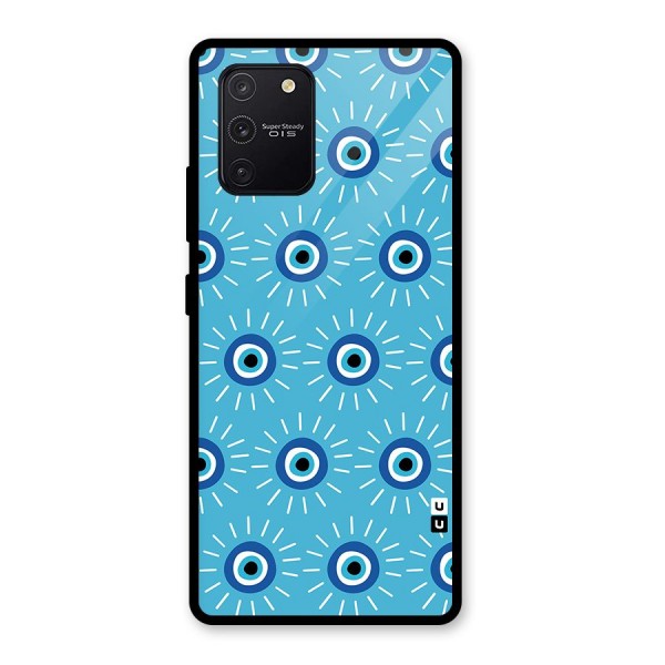 Evil Eves Away Glass Back Case for Galaxy S10 Lite