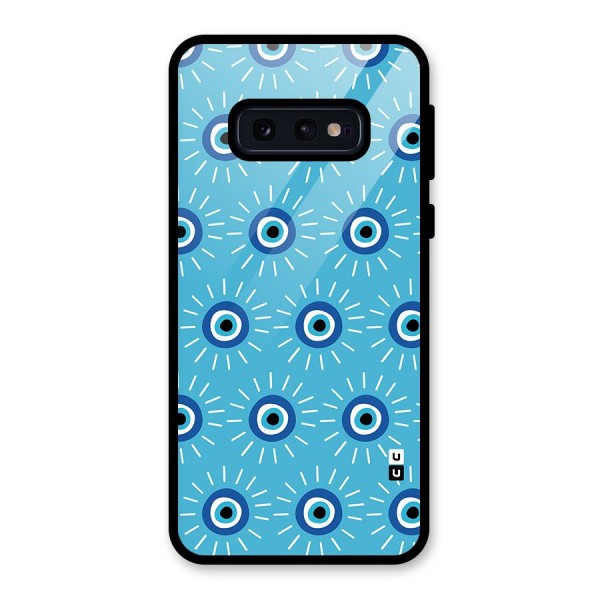 Evil Eves Away Glass Back Case for Galaxy S10e