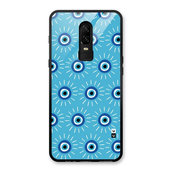 Evil Eves Away Glass Back Case for OnePlus 6