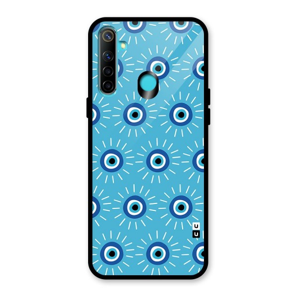 Evil Eves Away Glass Back Case for Realme 5