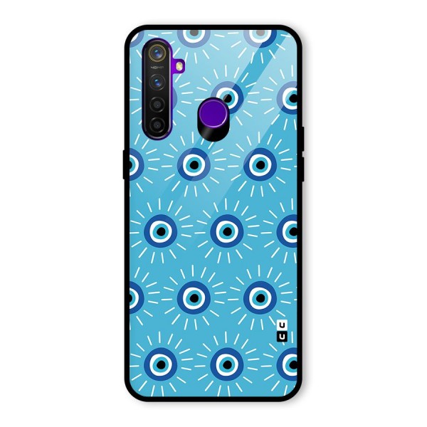 Evil Eves Away Glass Back Case for Realme 5 Pro