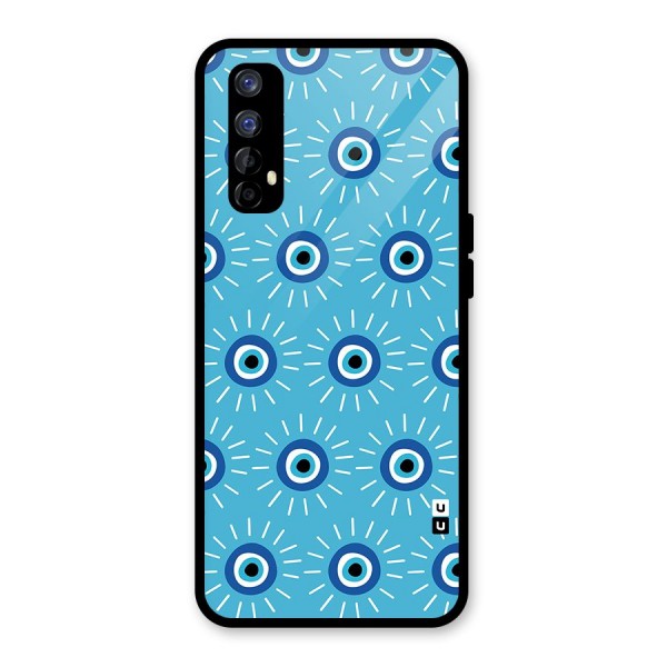 Evil Eves Away Glass Back Case for Realme 7