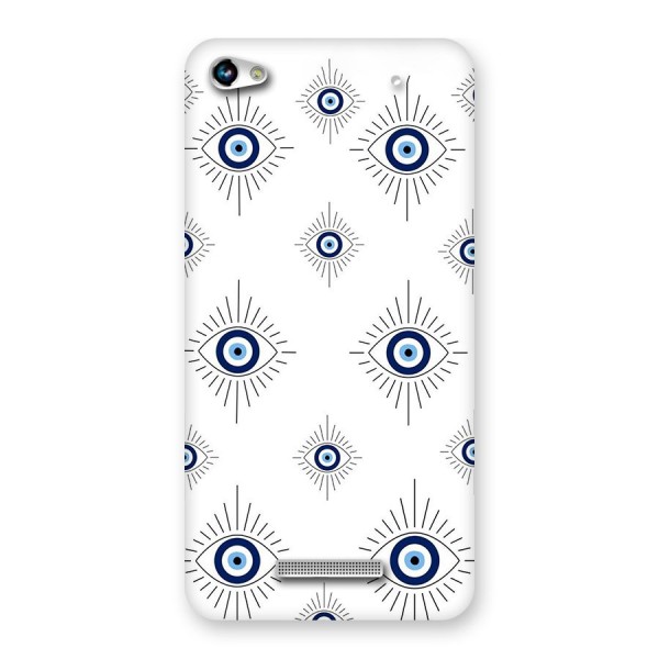 Evil Eye Wall Back Case for Canvas Hue 2 A316