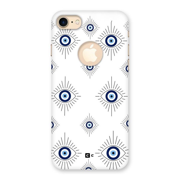 Evil Eye Wall Back Case for iPhone 8 Logo Cut