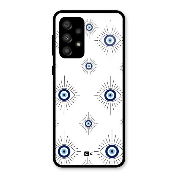 Evil Eye Wall Glass Back Case for Galaxy A32