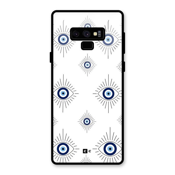 Evil Eye Wall Glass Back Case for Galaxy Note 9