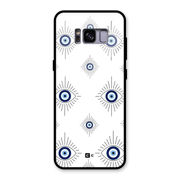 Evil Eye Wall Glass Back Case for Galaxy S8