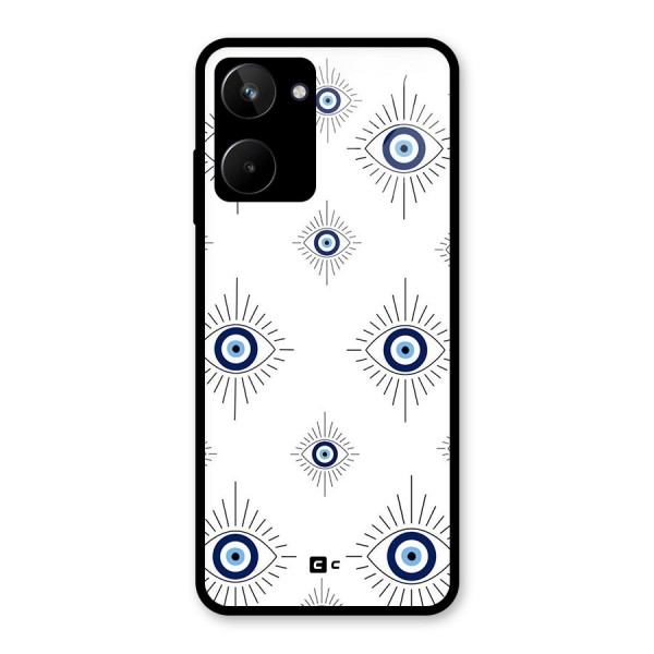 Evil Eye Wall Glass Back Case for Realme 10