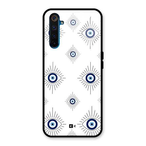 Evil Eye Wall Glass Back Case for Realme 6 Pro