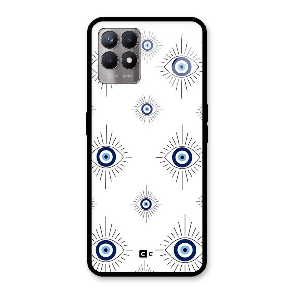 Evil Eye Wall Glass Back Case for Realme 8i