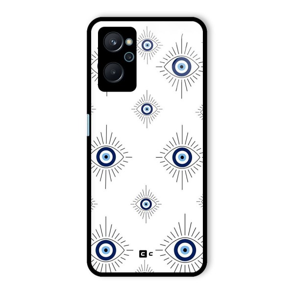 Evil Eye Wall Glass Back Case for Realme 9i