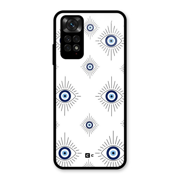 Evil Eye Wall Glass Back Case for Redmi Note 11S