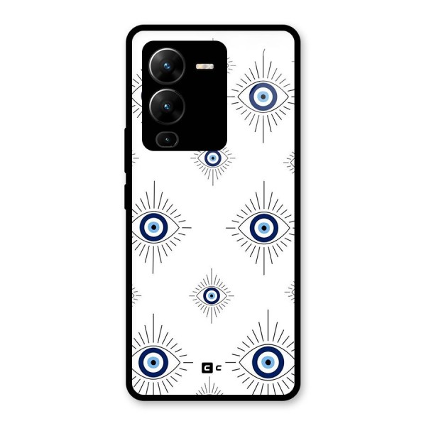 Evil Eye Wall Glass Back Case for Vivo V25 Pro