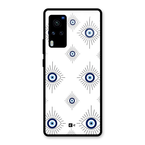 Evil Eye Wall Glass Back Case for Vivo X60 Pro