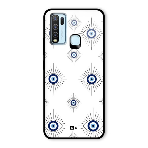 Evil Eye Wall Glass Back Case for Vivo Y30