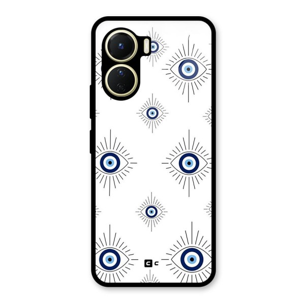 Evil Eye Wall Glass Back Case for Vivo Y56