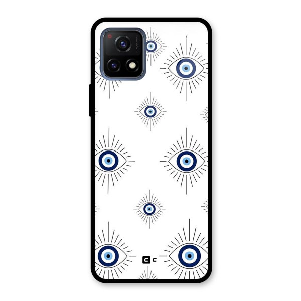 Evil Eye Wall Glass Back Case for Vivo Y72 5G