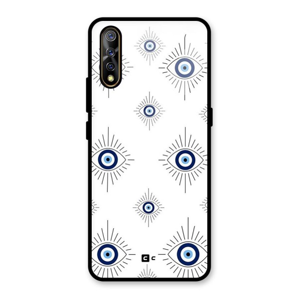 Evil Eye Wall Glass Back Case for Vivo Z1x