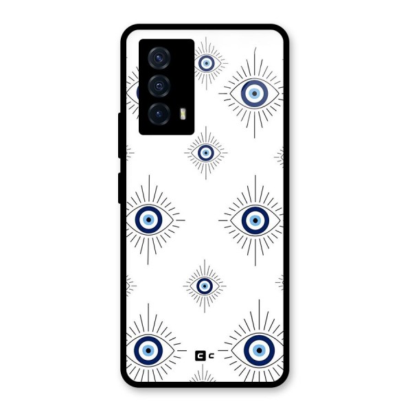 Evil Eye Wall Glass Back Case for Vivo iQOO Z5