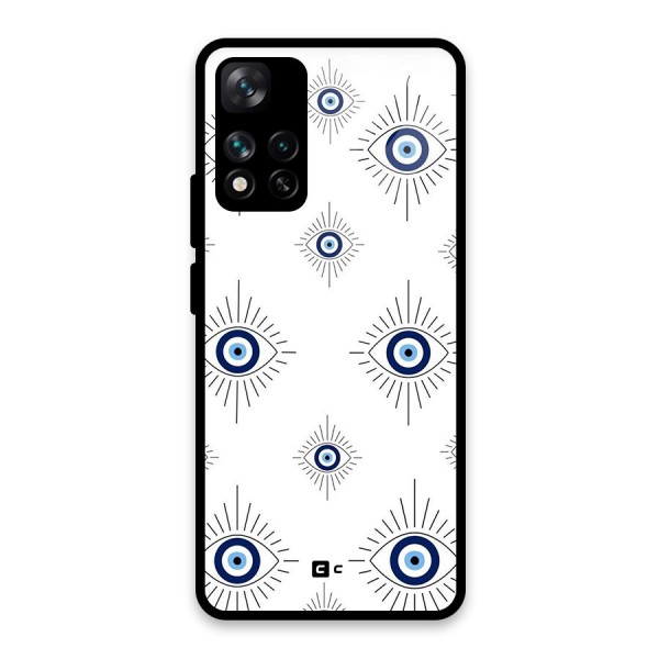 Evil Eye Wall Glass Back Case for Xiaomi 11i 5G