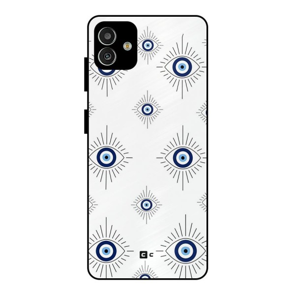 Evil Eye Wall Metal Back Case for Galaxy M13 5G