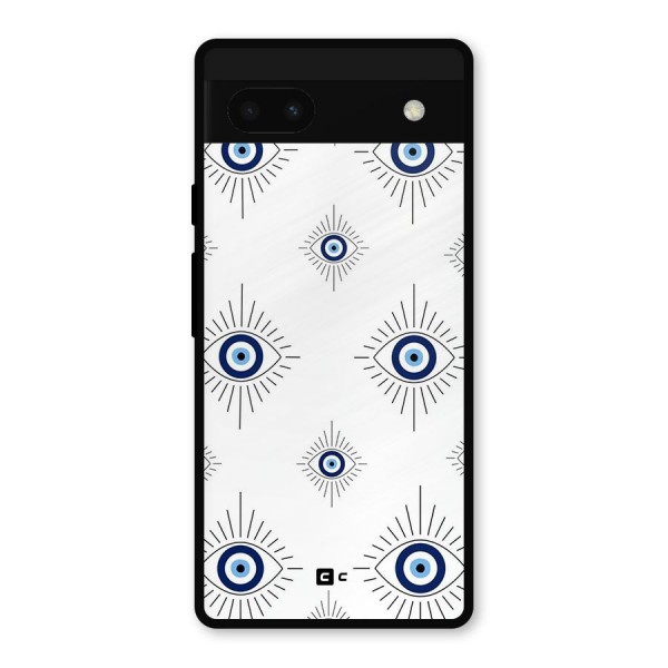 Evil Eye Wall Metal Back Case for Google Pixel 6a