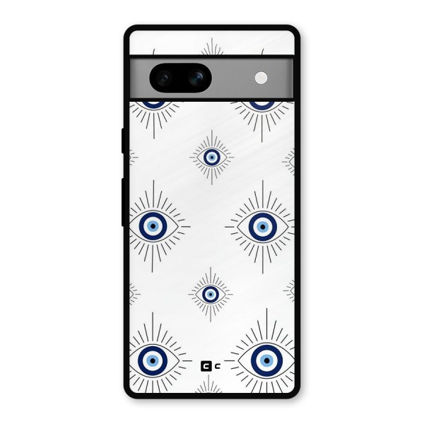 Evil Eye Wall Metal Back Case for Google Pixel 7a