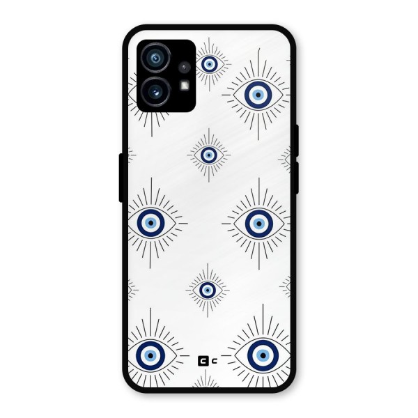 Evil Eye Wall Metal Back Case for Nothing Phone 1