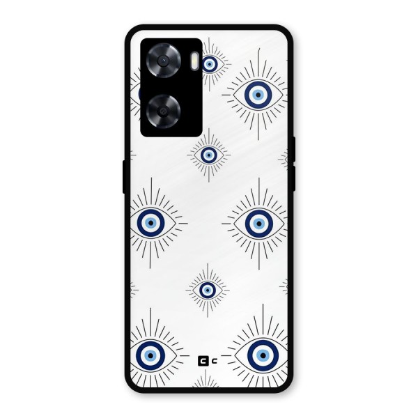 Evil Eye Wall Metal Back Case for Oppo A77