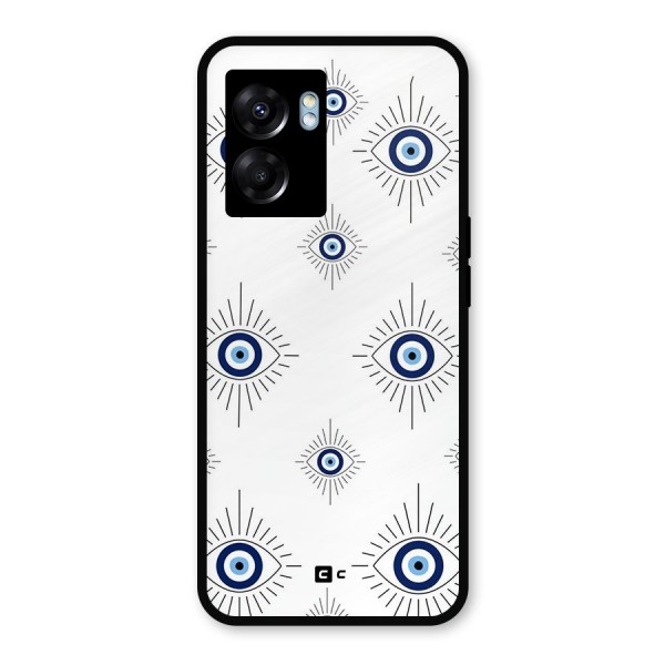 Evil Eye Wall Metal Back Case for Oppo K10 (5G)