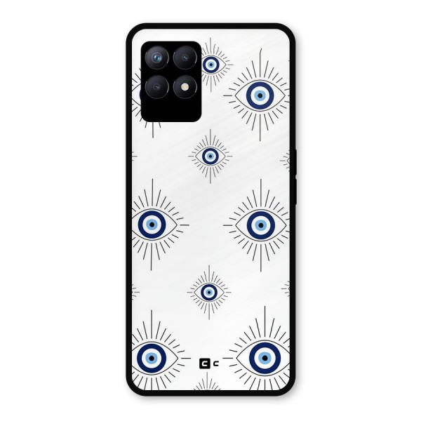 Evil Eye Wall Metal Back Case for Realme 8i