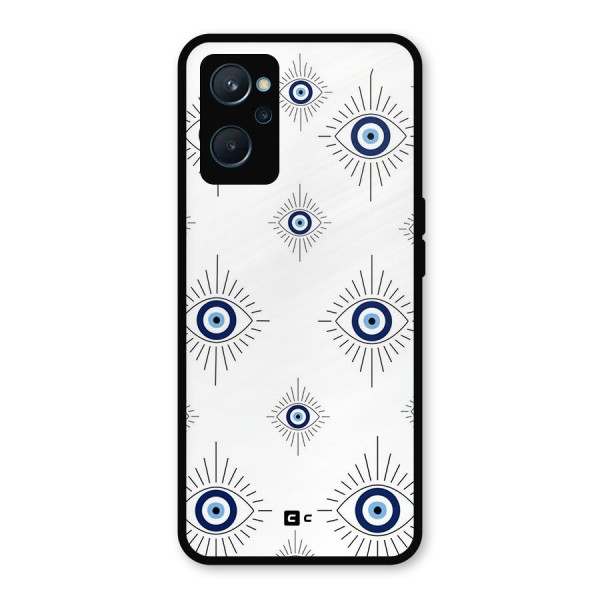 Evil Eye Wall Metal Back Case for Realme 9i