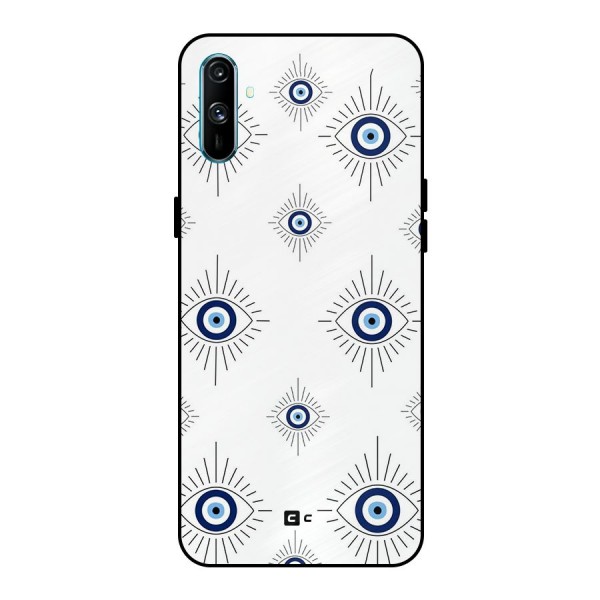 Evil Eye Wall Metal Back Case for Realme C3