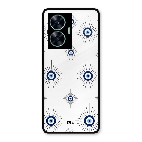 Evil Eye Wall Metal Back Case for Realme C55