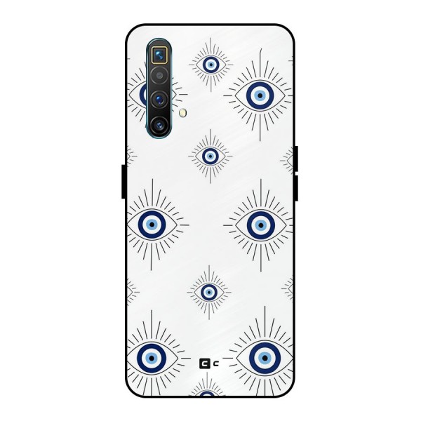 Evil Eye Wall Metal Back Case for Realme X3 SuperZoom