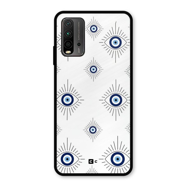 Evil Eye Wall Metal Back Case for Redmi 9 Power