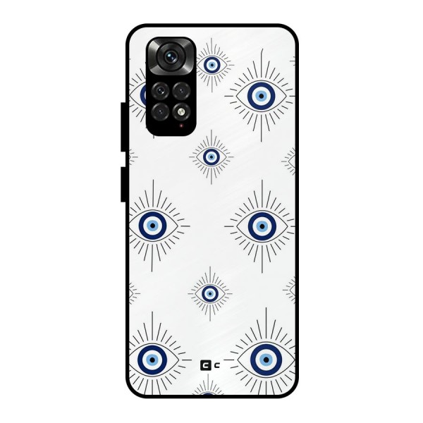 Evil Eye Wall Metal Back Case for Redmi Note 11 Pro