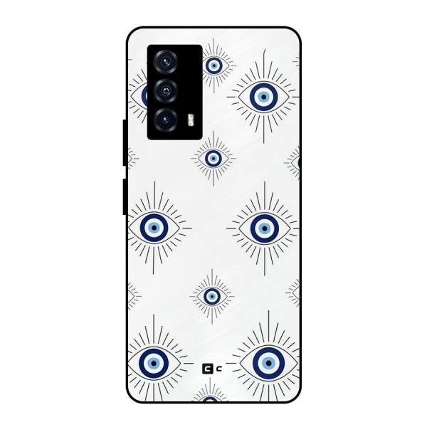 Evil Eye Wall Metal Back Case for iQOO Z5