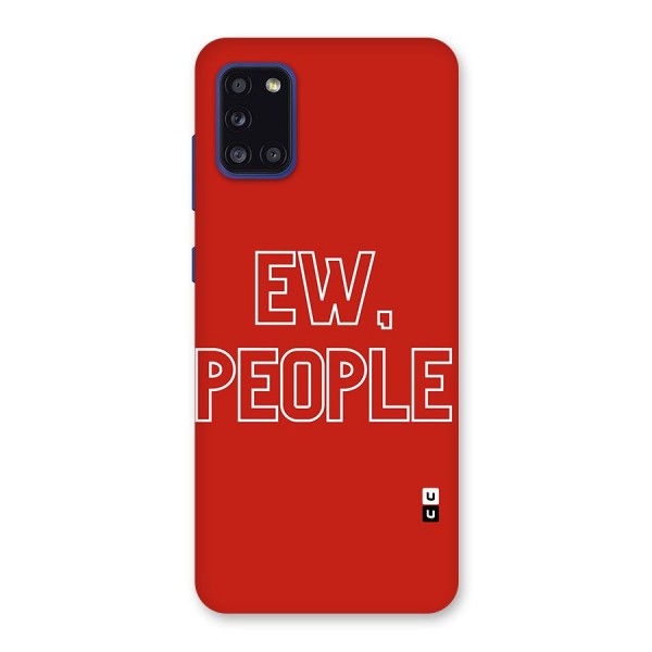 Ew People Back Case for Galaxy A31