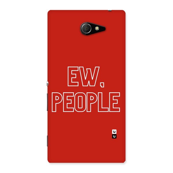 Ew People Back Case for Sony Xperia M2