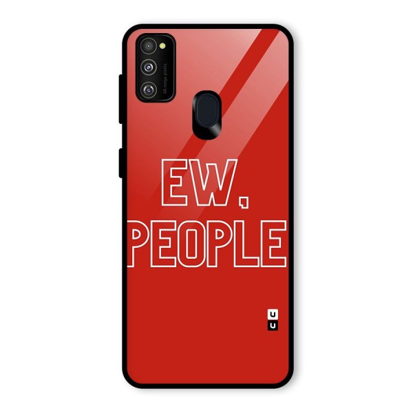 Ew People Glass Back Case for Galaxy M21