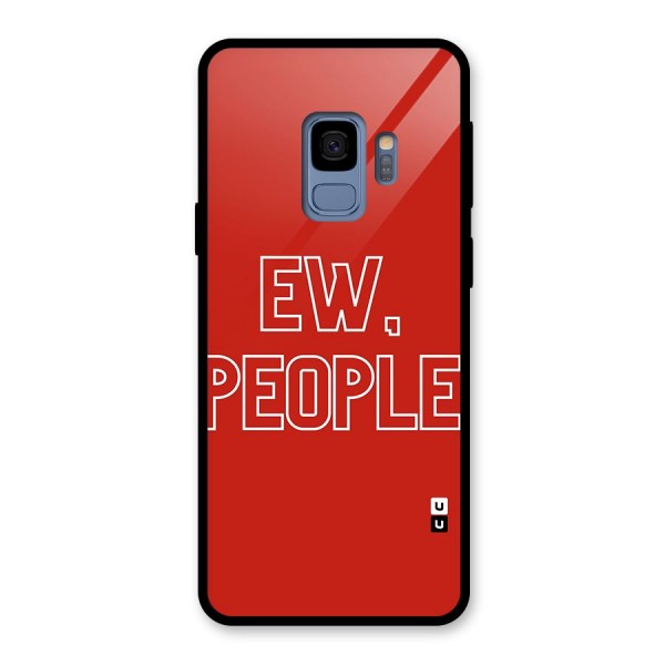 Ew People Glass Back Case for Galaxy S9