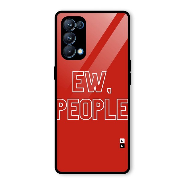 Ew People Glass Back Case for Oppo Reno5 Pro 5G