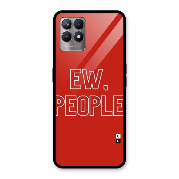 Ew People Glass Back Case for Realme 8i