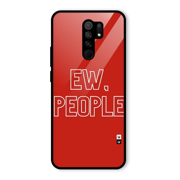 Ew People Glass Back Case for Redmi 9 Prime