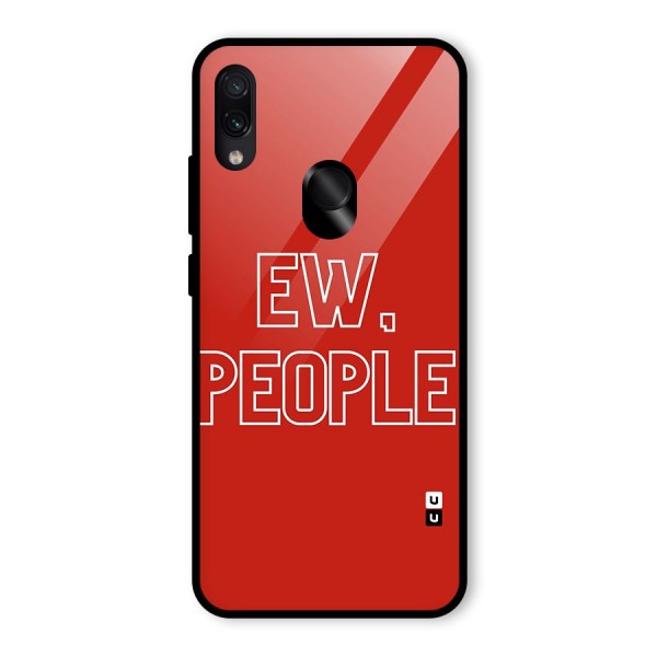 Ew People Glass Back Case for Redmi Note 7