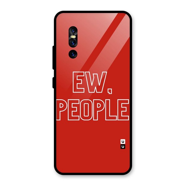 Ew People Glass Back Case for Vivo V15 Pro