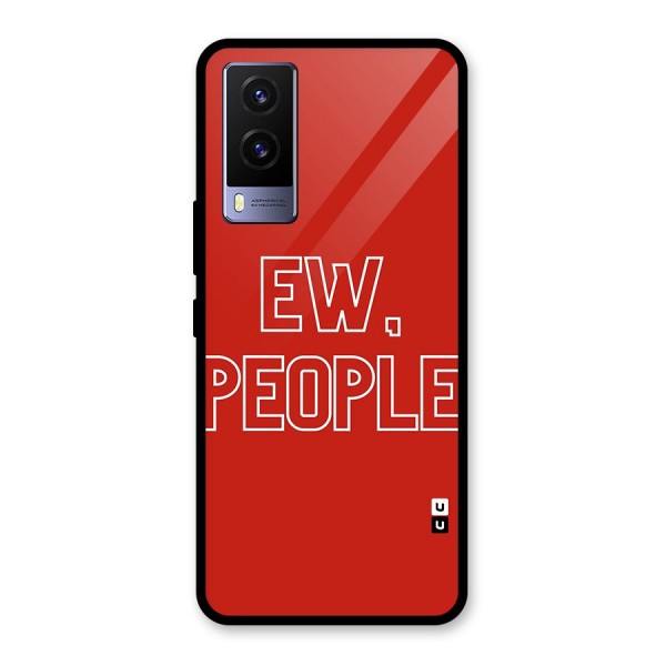 Ew People Glass Back Case for Vivo V21e 5G