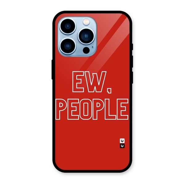 Ew People Glass Back Case for iPhone 13 Pro